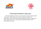 2020 SVMFL Refund Policy